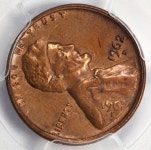 1962 D PCGS Double Struck Rotated In Collar Lincoln Cen 1962 D PCGS Double Struck Rotated In Collar Lincoln Cent Mint Error Two Dates