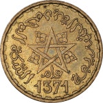 [#1042428] Coin, Morocco, Mohammed V, 20 Francs, AH 137 [#1042428] Coin, Morocco, Mohammed V, 20 Francs, AH 1371/1952, Paris, AU