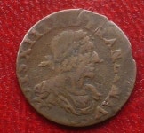 1638 KING LOIS XIII DOUBLE TURNOIS COIN (61)