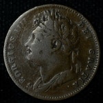 Great Britain 1 Farthing 1822 VF XF copper KM#705 1/4P  Great Britain 1 Farthing 1822 VF XF copper KM#705 1/4P George IIII