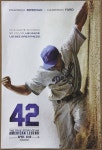 42 Jackie Robinson Brooklyn Dodgers with Chadwick Bosem 42 Jackie Robinson Brooklyn Dodgers with Chadwick Boseman Original Movie... 