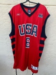 REEBOK NBA USA BASKETBALL OLYMPIC TEAM #6 DWYANE WADE J REEBOK NBA USA BASKETBALL OLYMPIC TEAM #6 DWYANE WADE JERSEY SZ XL
