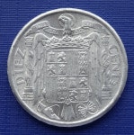 Spain 10 Centimos Coin~1941 Iberian Rider~Aluminium 1.9 Spain 10 Centimos Coin~1941 Iberian Rider~Aluminium 1.9g~KM#766~aUNC~A1019