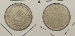 CHINA: Kwangtung ND (1890-1908) 10 Cents #WC80738