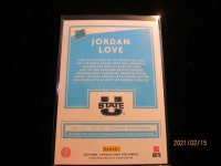 2020 PANINI DONRUSS RATED ROOKIE JORDAN LOVE RC GREEN B 2020 PANINI DONRUSS RATED ROOKIE JORDAN LOVE RC GREEN BAY PACKERS #7 G3441