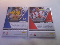 PANINI MOSAIC HALO PRIZM 2 LOT JARED GOFF RAMS BOO 2020 PANINI MOSAIC HALO PRIZM 2 LOT JARED GOFF RAMS BOOMER ESIASON BENGALS G2854