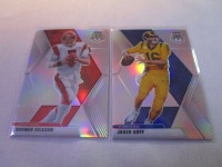 PANINI MOSAIC HALO PRIZM 2 LOT JARED GOFF RAMS BOO 2020 PANINI MOSAIC HALO PRIZM 2 LOT JARED GOFF RAMS BOOMER ESIASON BENGALS G2854