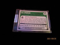 APARICIO 2005 TOPPS PRISTINE REFRACTOR UNCIRCULATE LUIS APARICIO 2005 TOPPS PRISTINE REFRACTOR UNCIRCULATED WHITE SOX 421/549 G3929