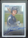 2010 Bowman Chrome Prospect Autograph #BCP206 Scooter G 2010 Bowman Chrome Prospect Autograph #BCP206 Scooter Gennett