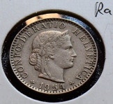 1945 CH S0044 Switzerland 20 Rappen vintage DE PO-01