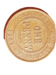 1923 Australian One penny - VF #11