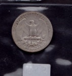 1940S USA Washington 25 Cents Quarter Circulated