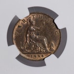 Great Britain, 1894, Farthing, MS62 BN, NGC