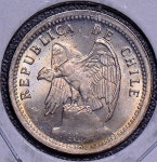1940 CL C0081 Chile 20 Centavos BU DE PO-01