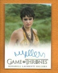 Rosabell Laurenti Sellers As Tyene Sand 2015 Game of Th Rosabell Laurenti Sellers As Tyene Sand 2015 Game of Thrones Autograph Auto