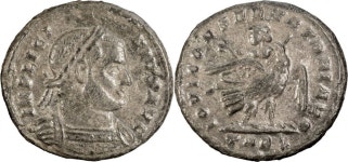 319 Ad Ancient Roman Licinius I Ae 3 Silver