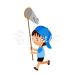 무료 클립 아트 : 벌레 잡고 아미 그물 곤충 수집 - 856001 | illustAC
