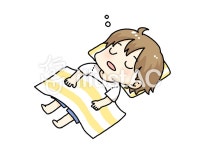 무료 클립 아트 : 그림 어린이 낮잠 선잠 타올 - 1159522 | illustAC