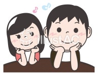 무료 클립 아트 : 형제와 자매 교토 건강 단짝 소년 - 846008 | illustAC