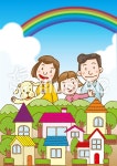 우먼로드엄마홈아트 | 무료 클립 아트 : 가족, 홈, 아빠, 엄마, 아이 - 421083 | illustAC