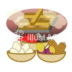 순미철가마찜 | 무료 클립 아트 : 지열 요리 지열 음식 지옥 가마 찜 요리 - 241839 | illustAC