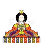무료 클립 아트 : 히나 미경험의 인형 젊은 여자 히나 마츠리 - 680384 | illustAC
