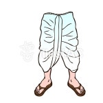 무료 클립 아트 : 에스닉 패션 신발 사루에 루 빤쯔 의상 샌들 - 654458 | illustAC