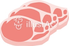 무료 클립 아트 : 돈까스 돼지 고기 불고기 바베큐 - 44947 | illustAC