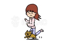 무료 클립 아트 : 달리는 리드 산책 뻰画 도그 런 - 140539 | illustAC