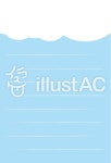 무료 클립 아트 : 엽서 메모 메모장 여름 방학 書中 문병 - 451395 | illustAC
