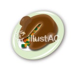 무료 클립 아트 : 치킨 통구이 치킨 소테 소테 닭고기 - 1170065 | illustAC