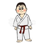 무료 클립 아트 : 올림픽 유도부 하지만 유도 중학생 - 1021542 | illustAC