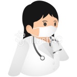 무료 클립 아트 : 의사 닥터 씨 주치의 병원 - 339420 | illustAC