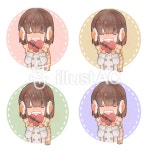 무료 클립 아트 : foryou, 여자, 발렌타인, 선물, 그림 - 362629 | illustAC