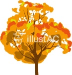 무료 클립 아트 : 가을 나무 단풍 심기 식목 - 823001 | illustAC
