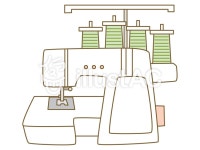 무료 클립 아트 : 재봉틀 양장점 핸드 메이드 수제 가정과 - 287518 | illustAC