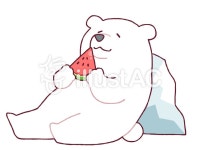 무료 클립 아트 : 동물 곰 북극곰 백곰 북극의 - 490427 | illustAC