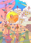 무료 클립 아트 : 여행, 타임머신, 모바일, 방 이동, 여행자 - 354619 | illustAC