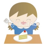 무료 클립 아트 : 간식 시간 탁아소 보육원 아 3시 간식 - 45322 | illustAC