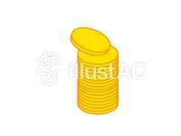 무료 클립 아트 : 동전 돈 게임 금화 통화 - 765706 | illustAC