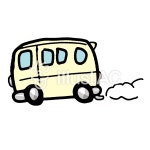 무료 클립 아트 : 승합차 차 원 박스 소재 배기 가스 - 91489 | illustAC