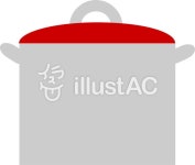 무료 클립 아트 : 표지 냄비 장치 식기 저녁 식사 - 613478 | illustAC