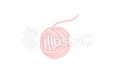 부흥수예，털실 | 무료 클립 아트 : 털실 털실 뭉치 수예 뜨개질 - 831367 | illustAC