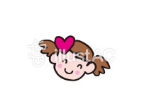 무료 클립 아트 : 두 체결 2 개의 체결 미소 생긋 트윈 테일 - 140668 | illustAC