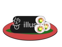 무료 클립 아트 : 절분 김밥 초밥 음식 - 332108 | illustAC
