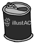 무료 클립 아트 : 캔 음료 캔 커피 커피 블랙 커피 - 759867 | illustAC