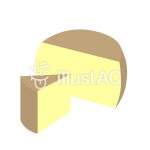무료 클립 아트 : 체고 하드 치즈 워시 치즈 경질 치즈 홀 - 242220 | illustAC