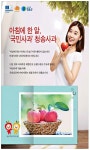광고정보센터 PRINT광고 :: 아침에 한 알, `국민사과` 청송사과