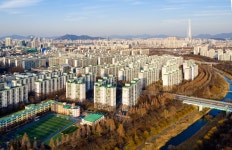 삼성로 영동제5교 대모산과 구룡산 및 시가지 | 서울연구데이터서비스
