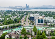 반포주공아파트와 동작대교, 남산 | 서울연구데이터서비스